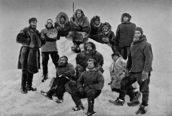 'The Crew of the Fram after their Second Winter. About 24 February, 1895', 1895 (1897). Artist: Unknown.