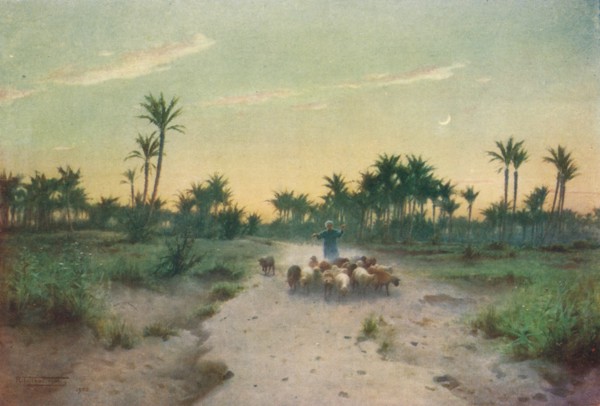 'In the Land of Goshen - Evening', c1880, (1904). Artist: Robert George Talbot Kelly.