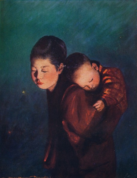 'Bearing a Burden', c1887, (1901). Artist: Mortimer L Menpes.