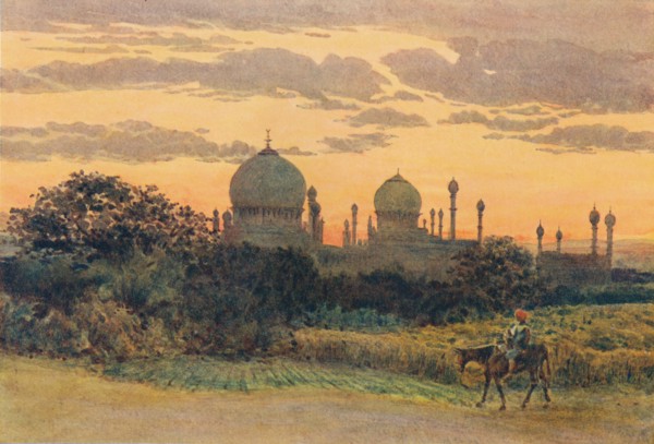 'Sunset Behind the Ibrahim Roza, Bijapur', c1880 (1905). Creator: Alexander Henry Hallam Murray.