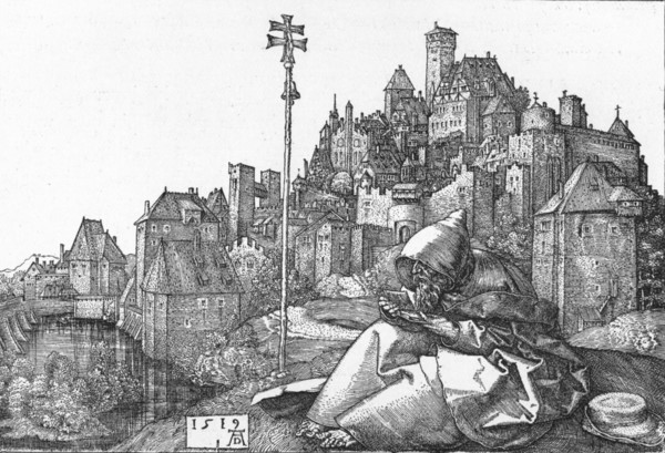 'St. Anthony Reading', 1519, (1906). Artist: Albrecht Durer.
