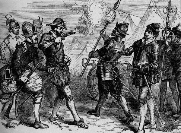 'An Incident in the Siege of Leith', 1548-1560, (c1880). Artist: Unknown.