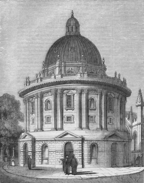 'Radcliffe's Library', 1845. Artist: Unknown.
