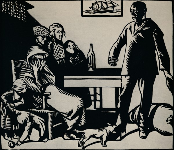 'Illustration for Le Retour Du Marin, 1926. Artist: Rene Georges Hermann-Paul.