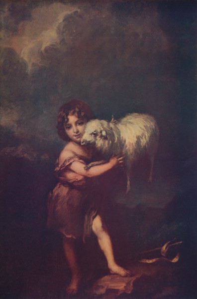 'St. John and the Lamb', 1660-5, (c1900). Artist: Bartolomé Esteban Murillo.
