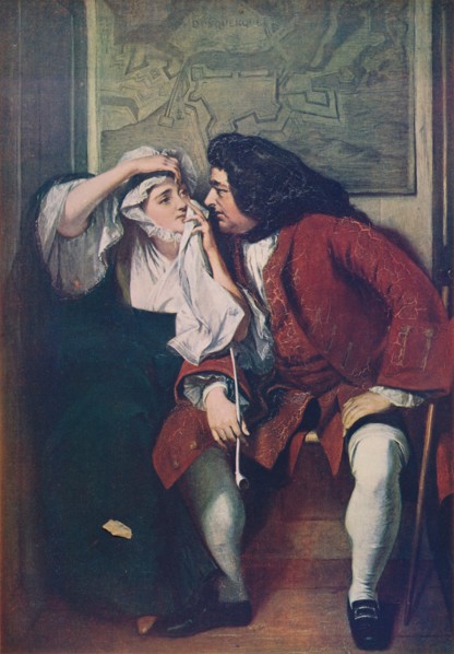'A Scene from Tristram Shandy (?Uncle Toby and the Widow Wadman?)', 1829?30, (c1915). Artist: Charles Robert Leslie.