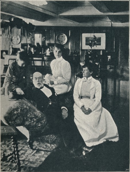 'Captain Bourchier, his Daughter, and Grand-Daughter', c1900, (1910). Artist: Unknown.