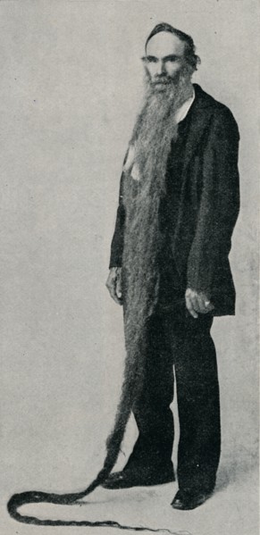 'The Longest Beard on Record', 1896, (1910). Artist: Unknown.