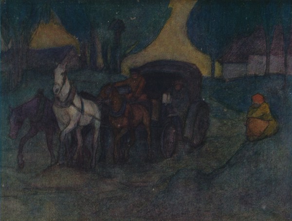 'A Country Road in Poland', c1901, (1905). Artist: Robert Polhill Bevan.