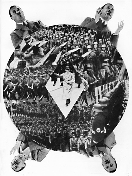 'And so, despite Mr. Churchill's warnings to the Government, Germany carried on', c1930s, (1945). Artist: Unknown.