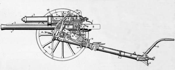 'British 18-Pounder Gun', 1915. Artist: Unknown.