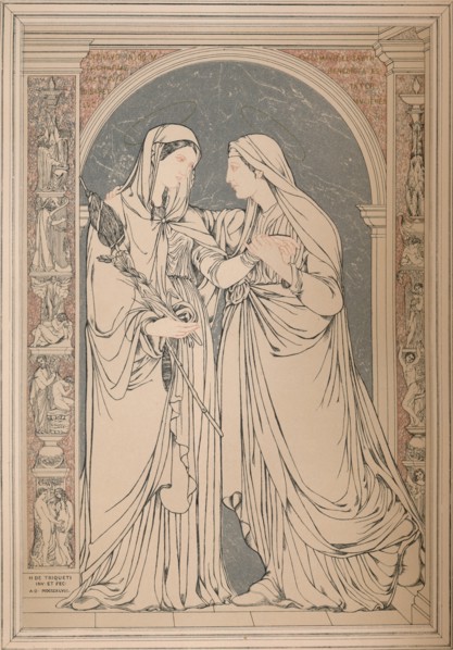 A Marble Mosaic Picture, by The Baron H. De Triqueti, Paris', 1893.  Artist: Robert Dudley.