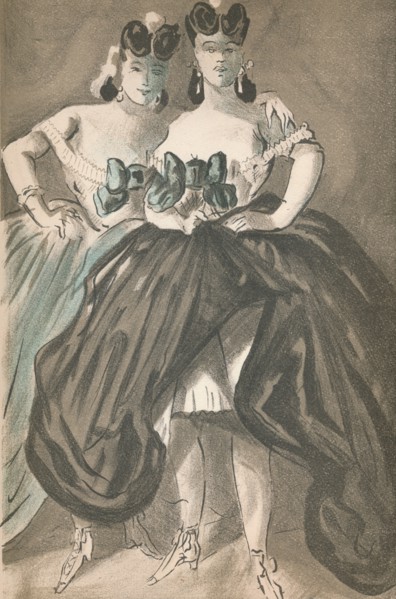'Portrait by Constantin Guys', c1860, (1939). Artist: Constantin Guys.