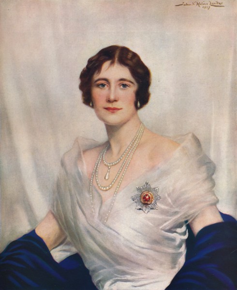 'Her Majesty Queen Elizabeth', 1937. Creator: John Saint-Helier Lander.