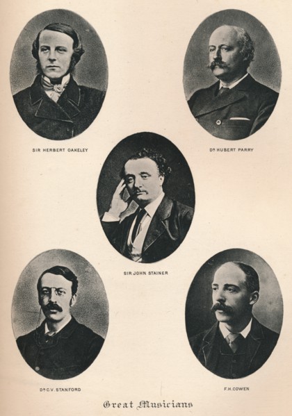 ''Great Musicians - Plate XI', c1880, (1895). Artist: F Jenkins Heliog.