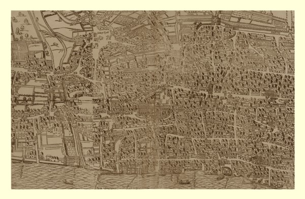 Civitas Londinum, c1560-1620, (1886). Artist: Ralph Agas.