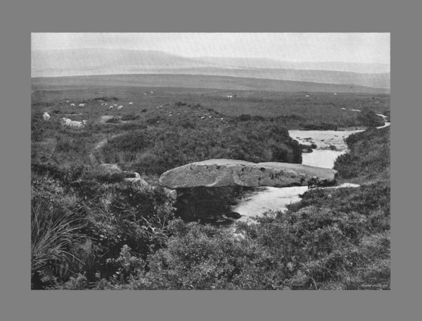 Walla Brook Bridge, Dartmoor, c1900. Artist: Chapman & Sons.