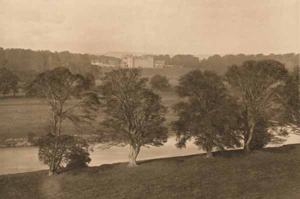 'Floors Castle, from the Soth Bank of the Tweed', 1902. Artist: Unknown.