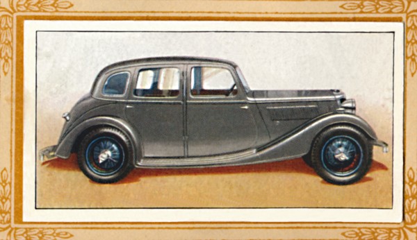 'Riley Eight-90 Adelphi Saloon', c1936. Artist: Unknown.