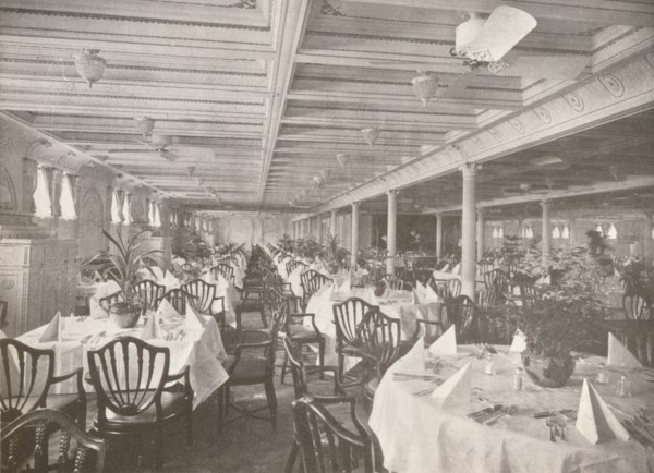 'A Royal Mail Dining Hall', 1914. Artist: Unknown.