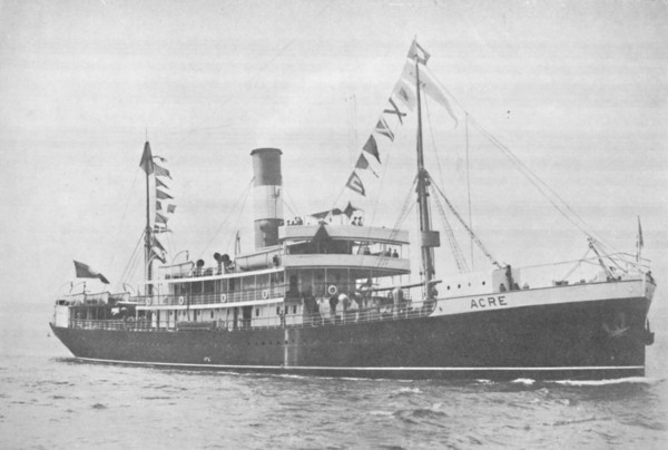 'The Brazilian Lloyd s.s. Acre., 1914 Artist: Unknown.