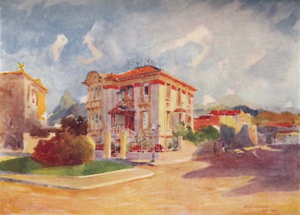 'Residence of H.E. Dr. Pedro de Toledo, ex-Minister of Agriculture, Avenida Beira Mar', 1914. Artist: Unknown.