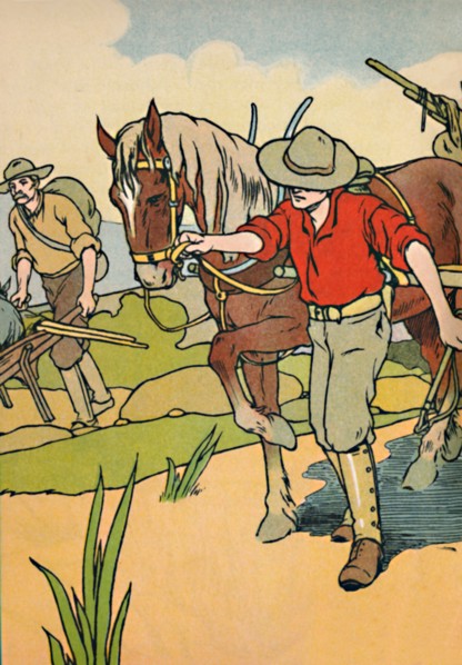 'Off to the Gold-Fields', 1912. Artist: Charles Robinson.