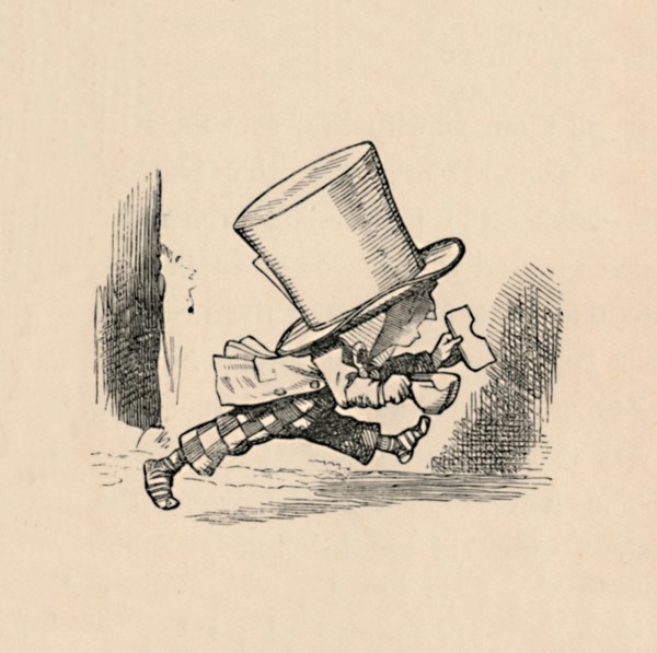 'The Mad Hatter, in the chapter 'The Tarts'', 1889. Artist: John Tenniel.