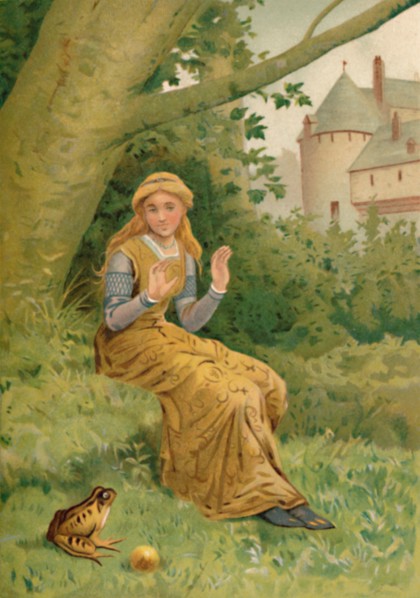 'The Frog Prince and the King's Daughter', 1901. Artist: Edward Henry Wehnert.