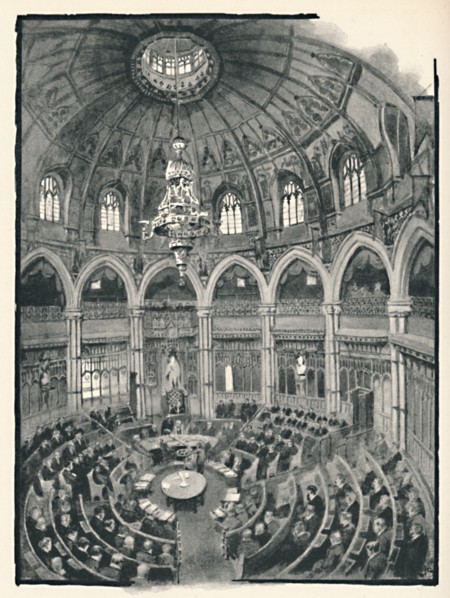 'The Guildhall - Council Chamber', 1891. Creator: William Luker.