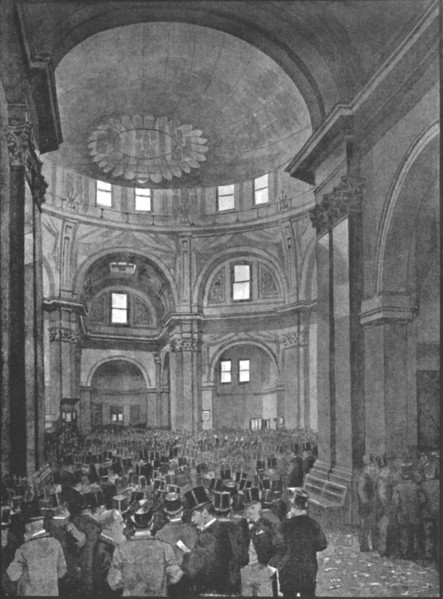 'The Stock Exchange', 1891. Creator: William Luker.