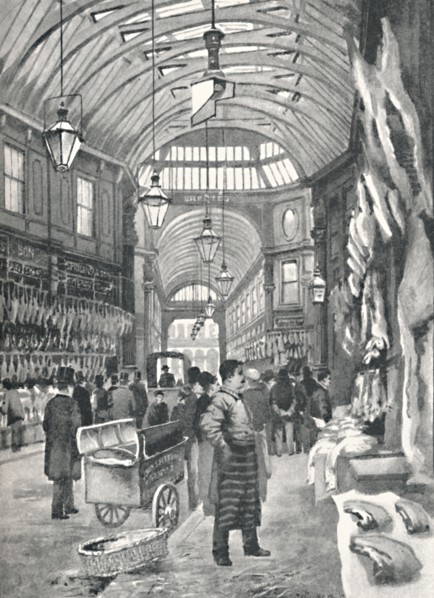 'Leadenhall Market', 1891. Creator: William Luker.