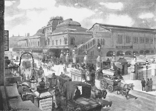 'Liverpool Street Station', 1891. Creator: William Luker.