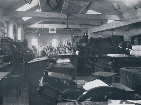 'In the Composing Room', 1916. Artist: Unknown.