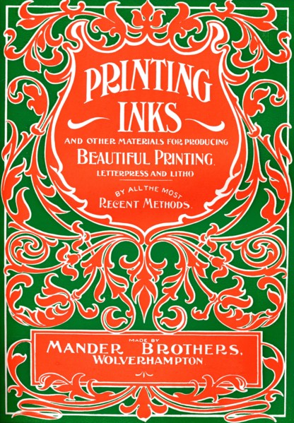 'Printing Inks and Other Materials for Producing Beautiful Printing - advert', 1916. Artist: Mander Brothers.
