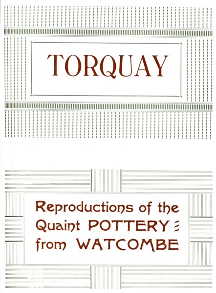 'Torquay - Reproductions of the Quaint Pottery from Watcombe', 1919. Artist: Unknown.