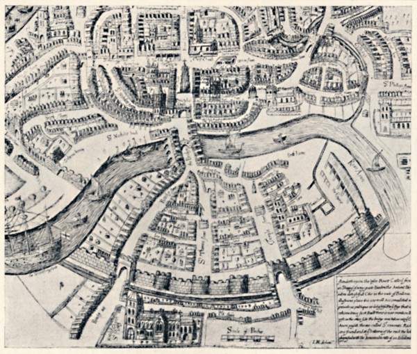'Bristol in 1670', 1670, (1903). Artist: Unknown.