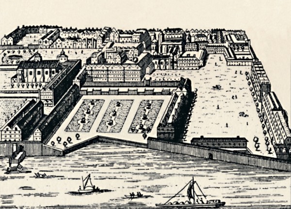 'The Temple from the Thames', c1650, (1903). Artist: Unknown.