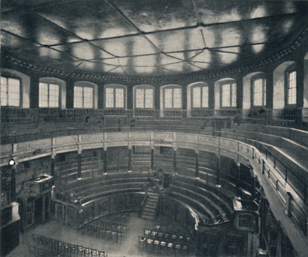 'The Sheldonian Theatre, Oxford', 1903. Artist: Unknown.