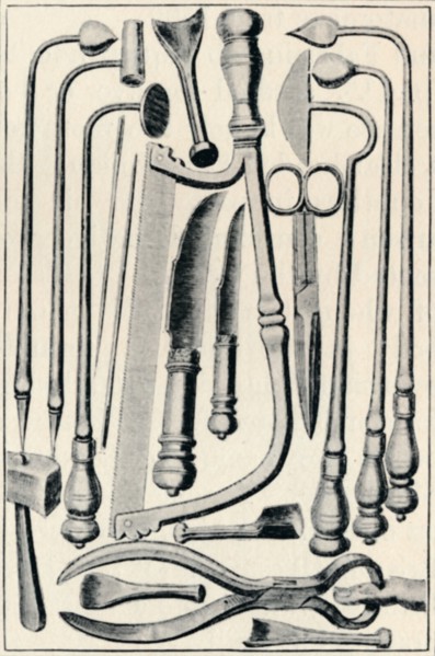 'Surgical Instruments', 1639, (1903). Artist: Unknown.