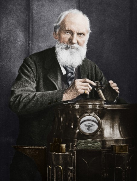 Lord Kelvin, Scottish mathematician and physicist, with his compass, 1902. Artist: James Craig Annan.
