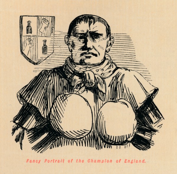 'Fancy Portrait of the Champion of England', c1860, (c1860). Artist: John Leech.