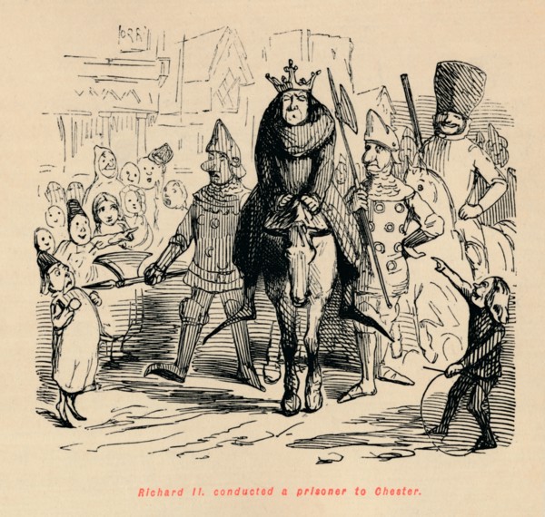 'Richard II. conducted a prisoner to Chester', c1860, (c1860). Artist: John Leech.