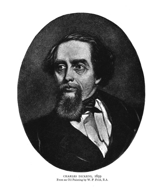 Charles Dickens, 1859. Artist: Unknown.