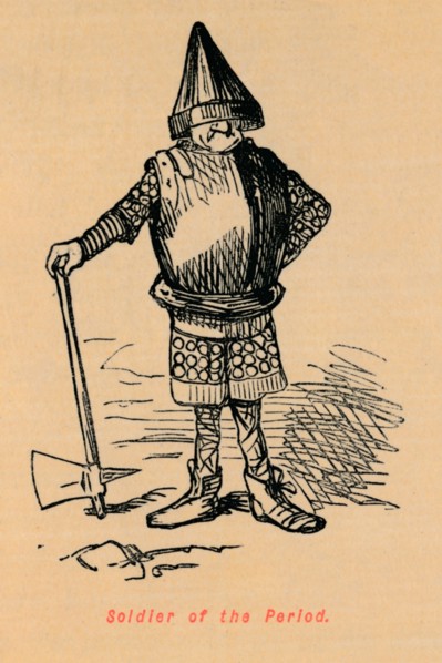 'Soldier of the Period', c1860, (c1860). Artist: John Leech.