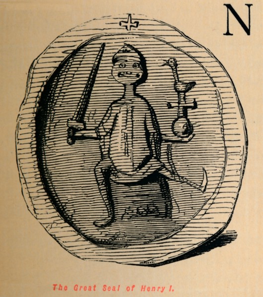 'The Great Seal of Henry I',  c1860, (c1860). Artist: John Leech.