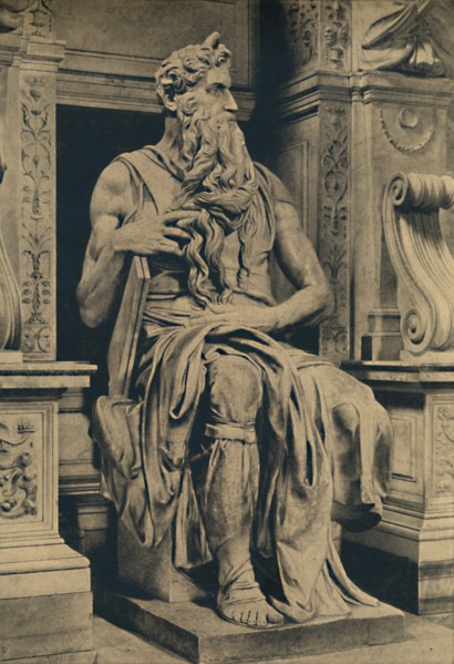 'Roma - Church of St. Peter in Vinculis - Moses, by MIchelangelo', 1910. Artist: Michelangelo Buonarroti.