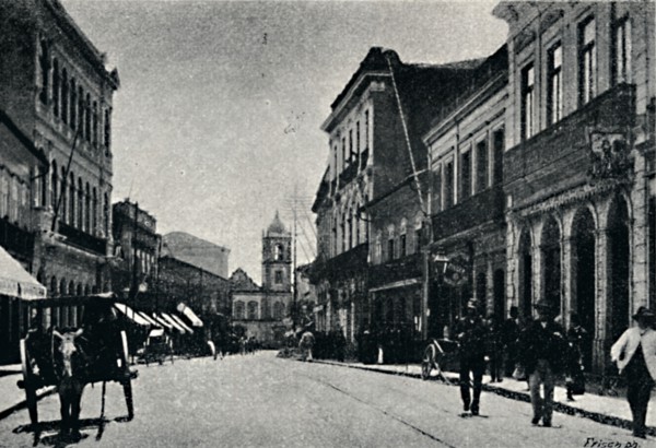 'Rua 15 de Novembro', 1895. Artist: Paulo Kowalsky.