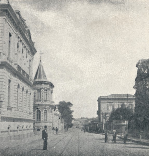 'Rua Florencio d'Abreu', 1895. Artist: Oscar Ernheim.