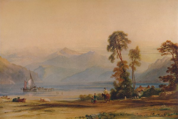 'View of Snowdon from Tremadoc', c1842, (1935). Artist: Anthony Vandyke Copley Fielding.